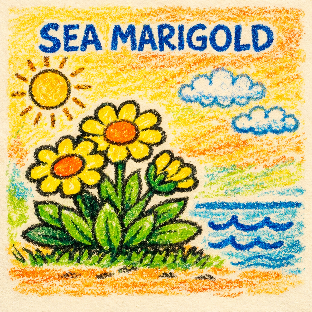 基本情報｜イソベキンセンカ（英名：Sea marigold）