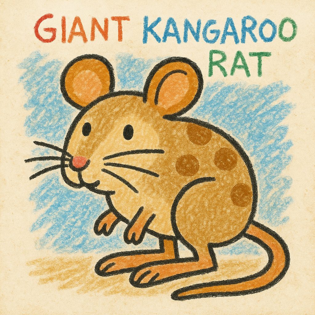 基本情報｜オオカンガルーネズミ（英名：Giant kangaroo rat）
