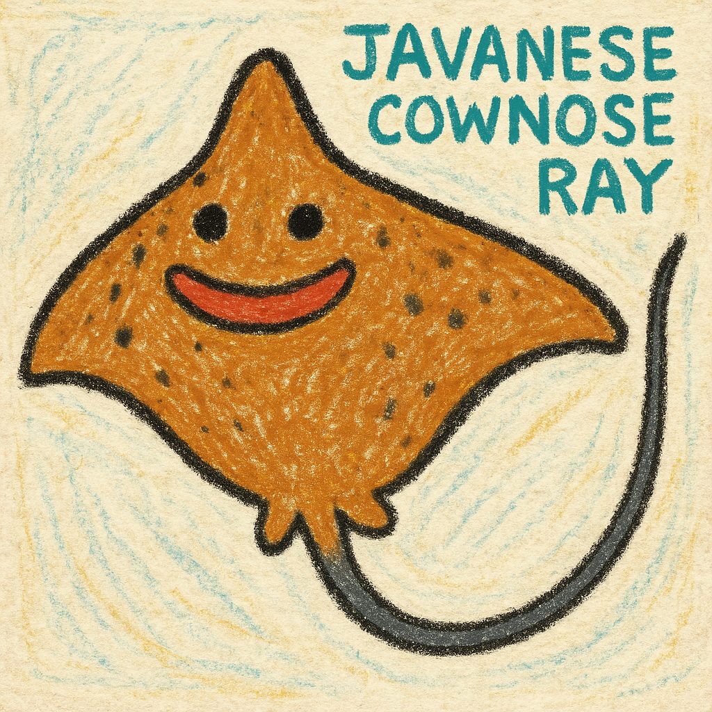 基本情報｜ウシバナトビエイ（英名：Javanese Cownose Ray）