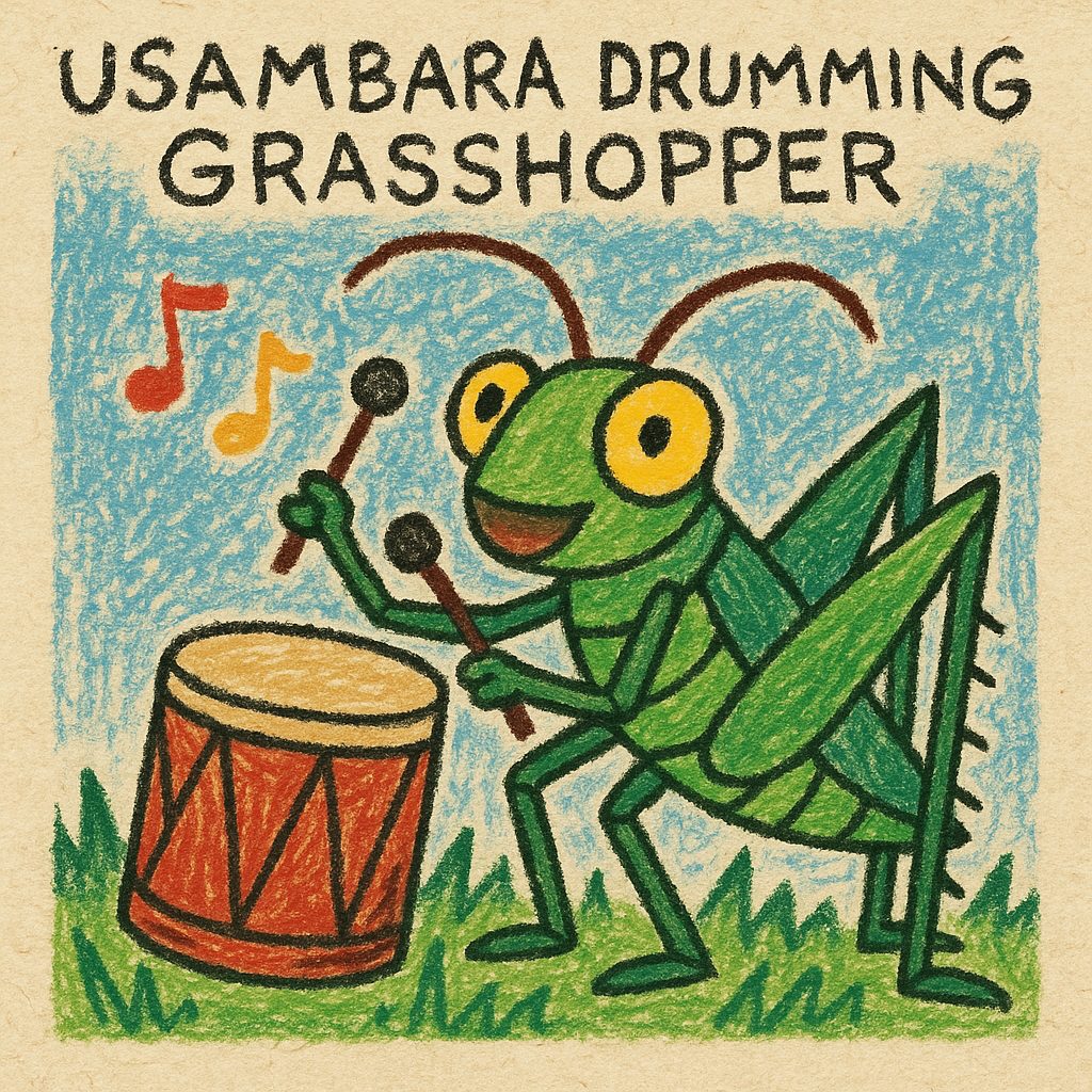 基本情報｜ウサンバラドラミングバッタ（英名：Usambara Drumming Grasshopper）