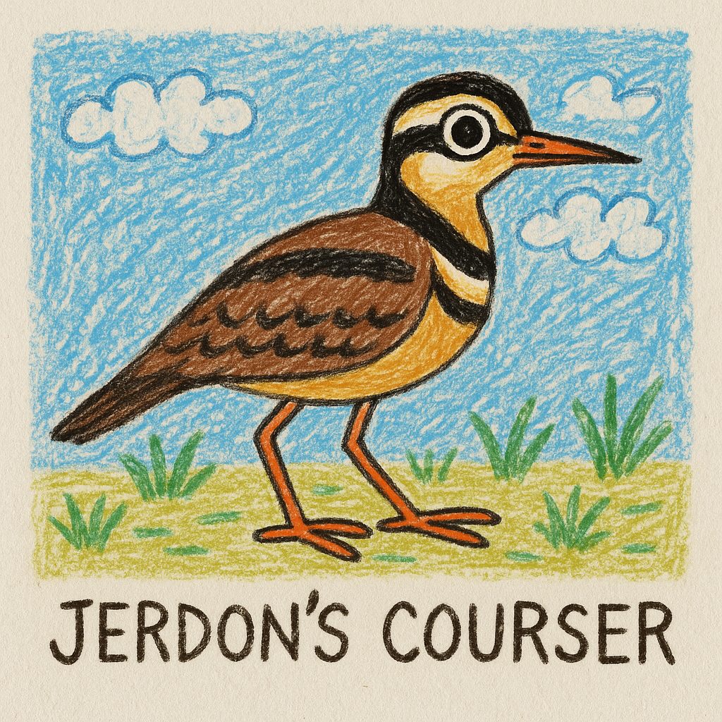 基本情報｜クビワスナバシリ（Jerdon’s Courser）