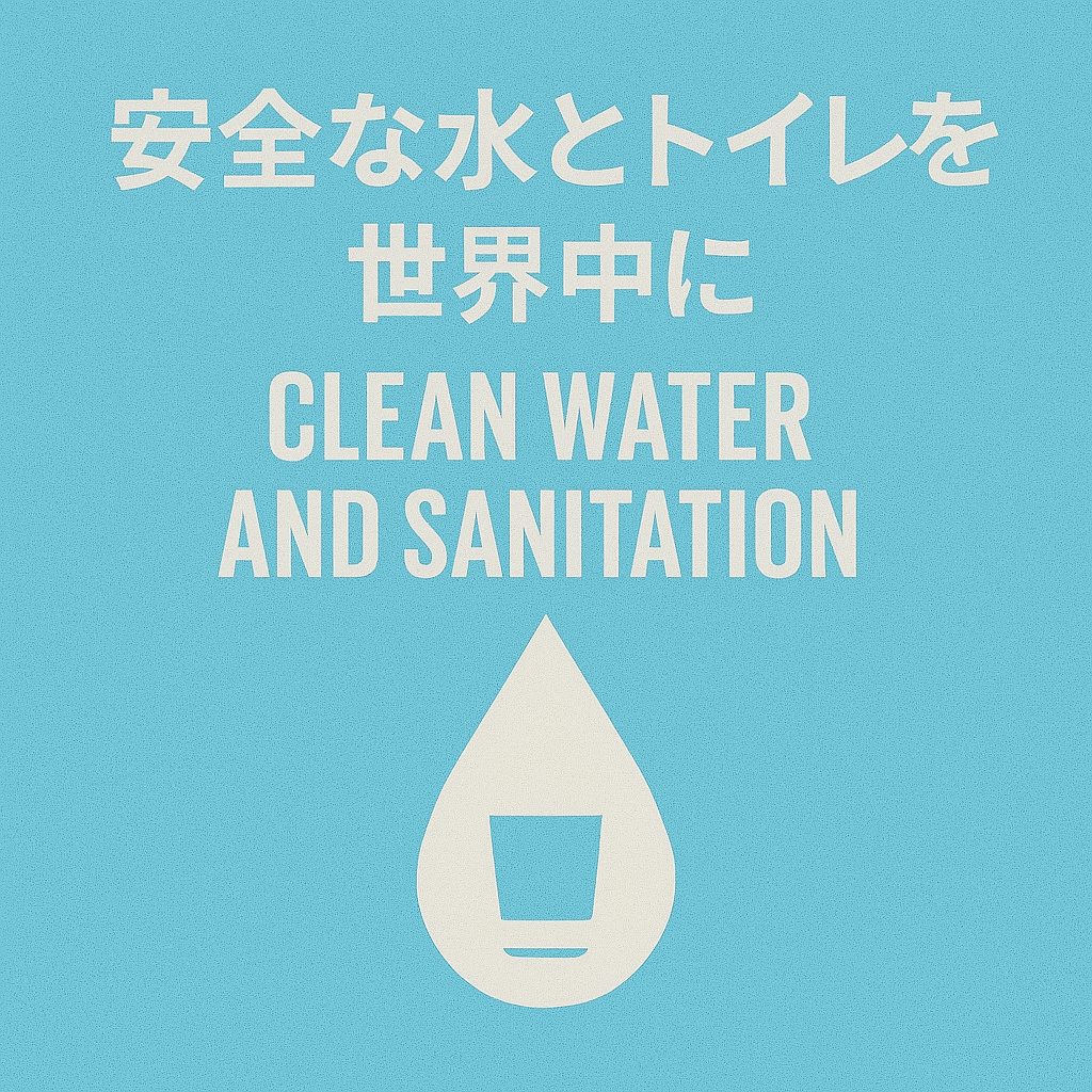 安全な水とトイレを世界中に（Clean Water and Sanitation）