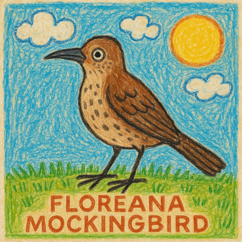 基本情報｜チャールズマネシツグミ（Floreana Mockingbird）