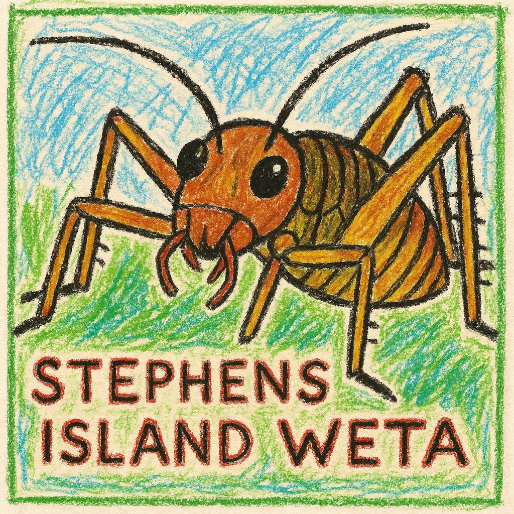 基本情報｜スティーブンズウェタ（Stephen’s Island Wētā）