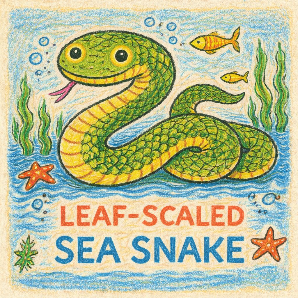 基本情報｜ハウロコミナミウミヘビ（Leaf-scaled Seasnake）
