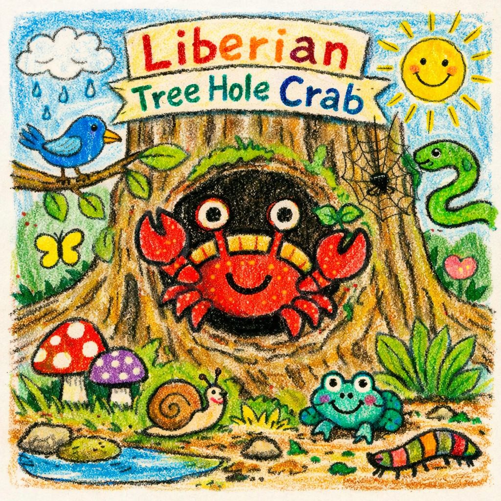 基本情報｜ニシアフリカキノボリガニ（Liberian tree-hole crab）