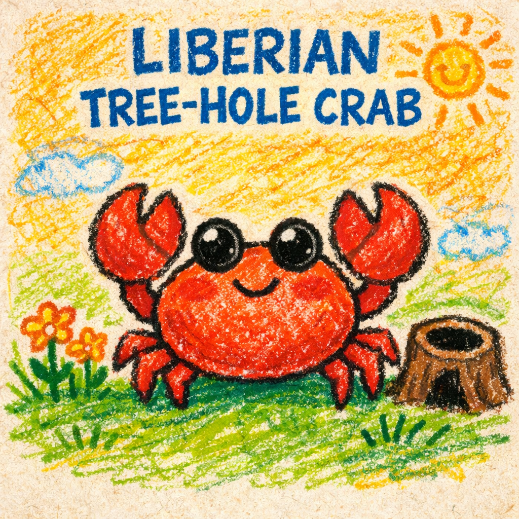 基本情報|ニシアフリカキノボリガニ(Liberian tree-hole crab)