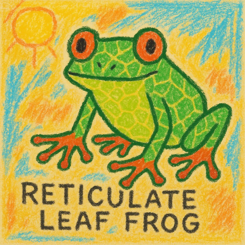 基本情報｜アミメネコメガエル（英名：Reticulate Leaf Frog）