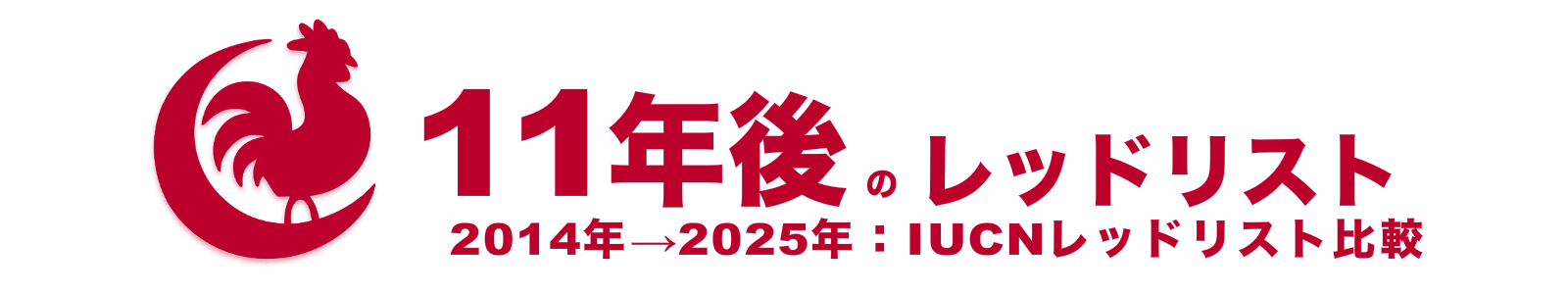 11年後のレッドリスト|2014年→2025年:IUCNレッドリスト比較
