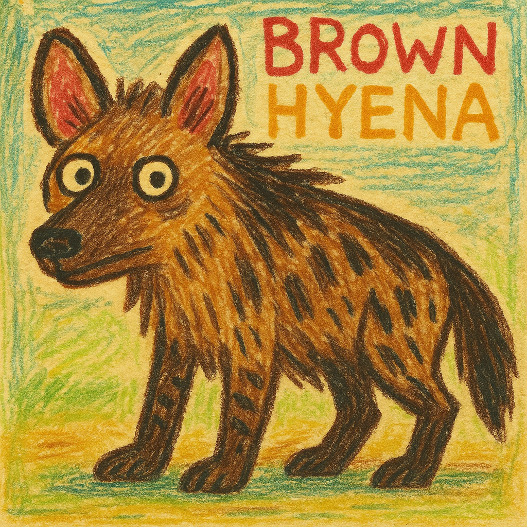 基本情報|カッショクハイエナ(英名:Brown Hyaena)