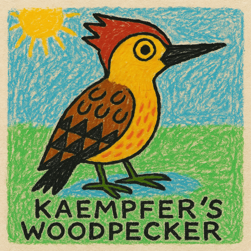 基本情報|オブライエンテンニョゲラ(英名:Kaempfer's Woodpecker)